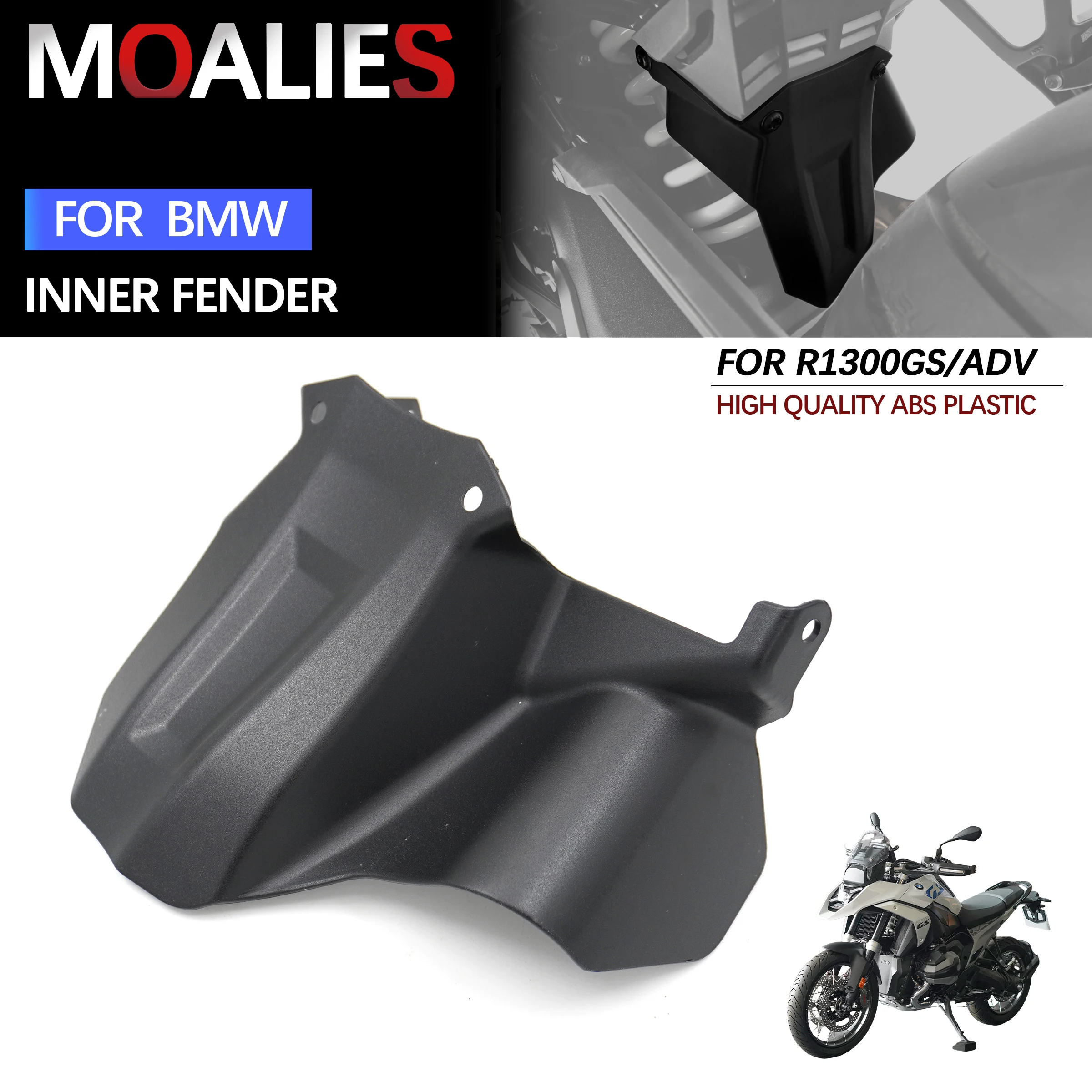 

For BMW R1300 GS R 1300 GS 2023-2025 Motorcycle Inner Fender Rear Extender Mudguard Extension Wheel Hugger Splash Guard