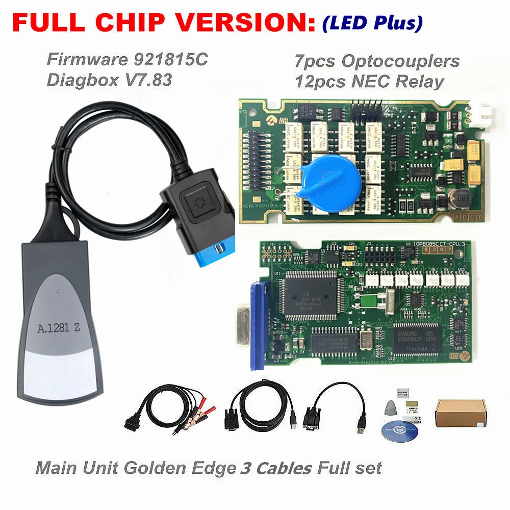 Volledige Chip Lexia3 Diagbox V7.83 V9.91 Firmware 921815C Voor Citroen/Peugeot Professionele Diagnostische PP2000 V25/V48 Lexia 3