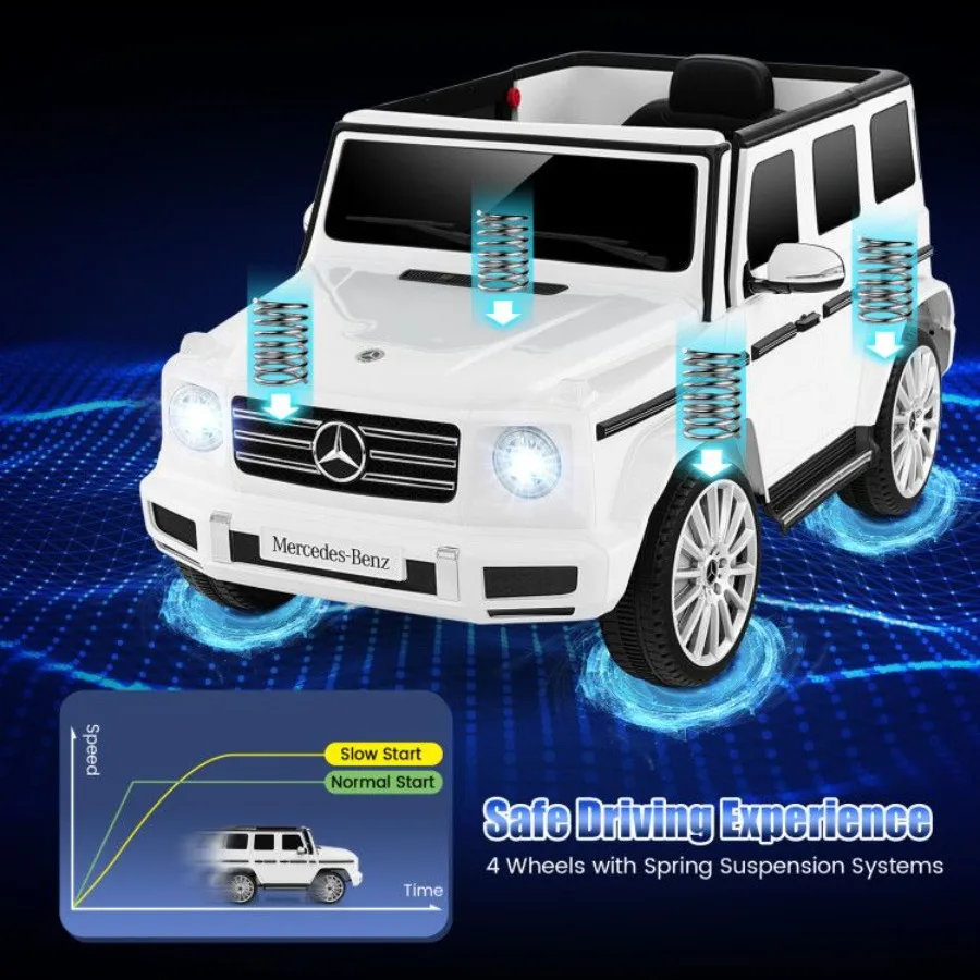 12V Battery Powered Licensed MercedesBenz G500 Rideon Car