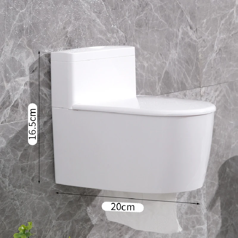 Creative Toilet Tissue Box Wall-mounted Drawer Bathroom Storage Box Bathroom Decoration Punching-free Wall-hung Tissue Holder