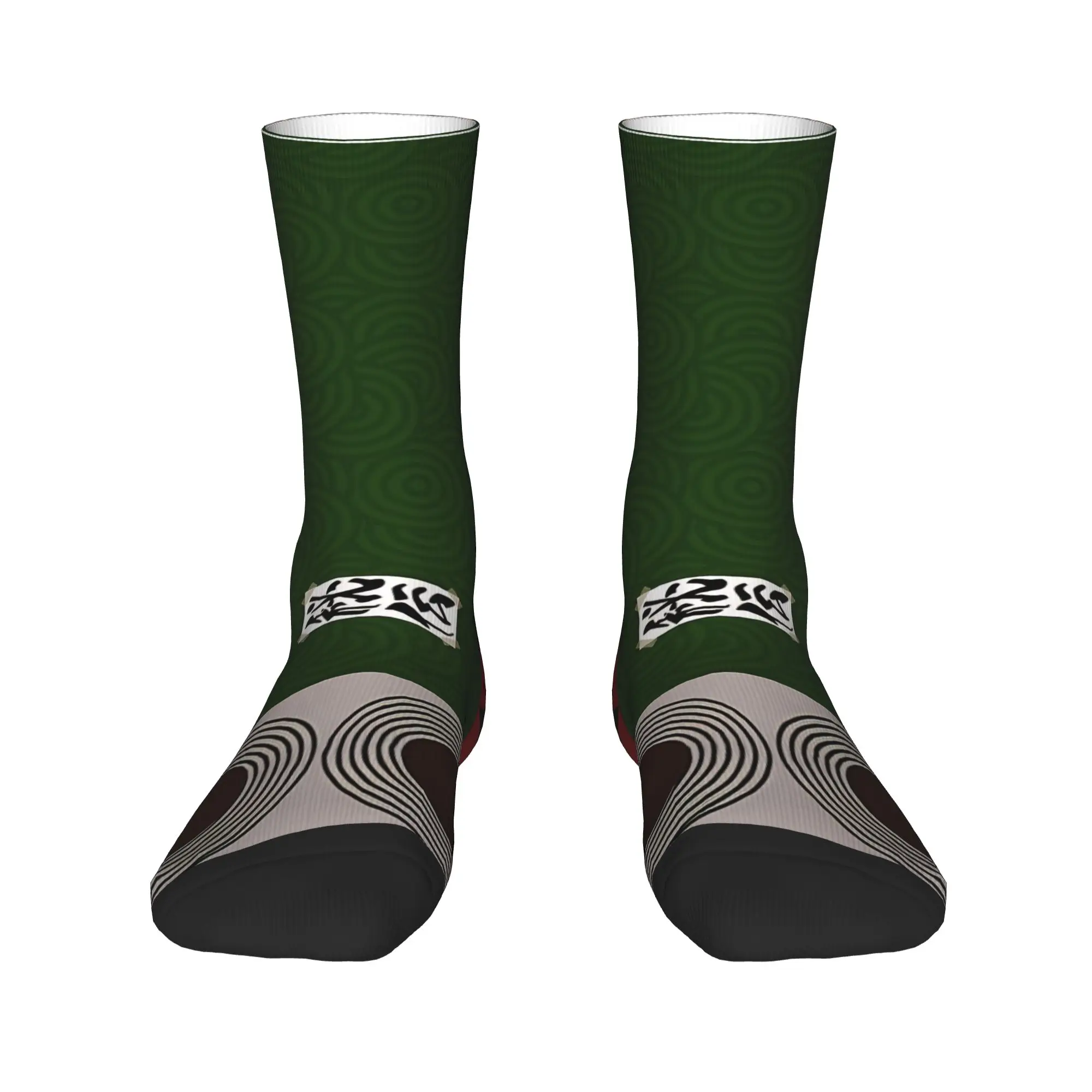 Ninja Sage Scroll  Stockings Heaven Scroll Graphic Harajuku Socks Spring Non Skid Socks Men's Climbing Soft Socks