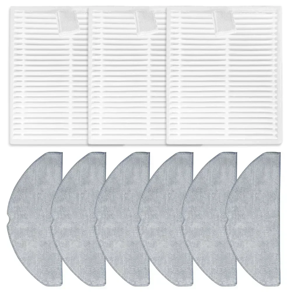 Mop Pad Filters For For Honiture V8 Pro Robotic Vacuum Cleaner Parts Filters Mop Pads Sweeper Parts Floor Cleaning