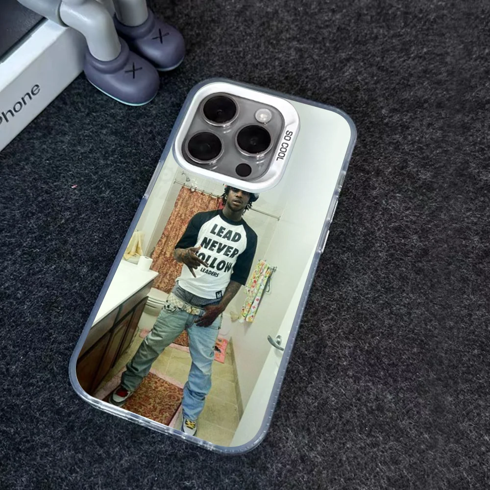 Chief Keef G-GLO G-GANG Phone Case IMD Color Silver Shell For IPhone 16 15 14 13 12 11 Pro Max Plus
