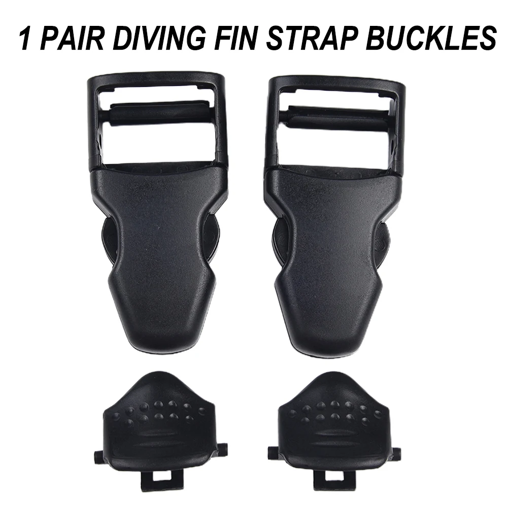 

1 Pair Scuba Diving Fins Straps Big Buckles Small Buckles Quick Release Fin Strap Buckles Snorkeling Diving Fins Accessory