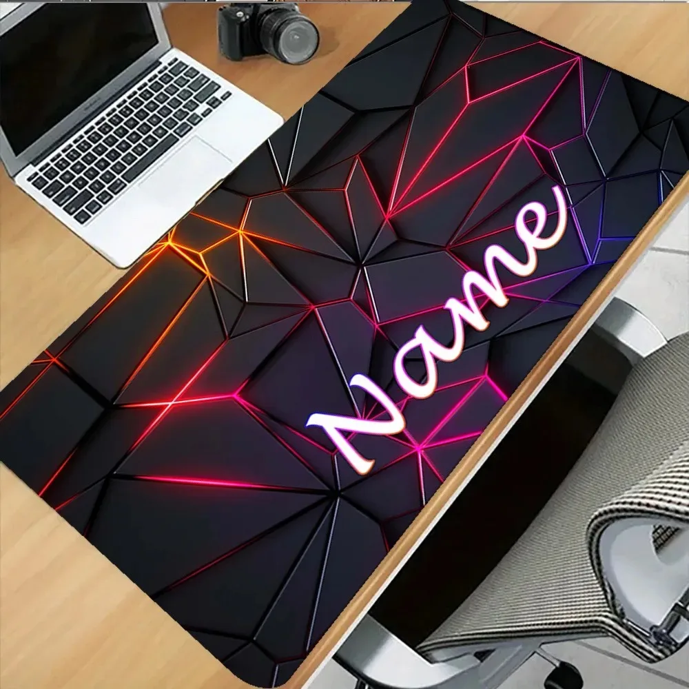 Customizable Name Print Non‑Slip Gaming Mouse Pad, Nice Present as Wedding Souvenir for Birthday, Xmas, New Year and Friends