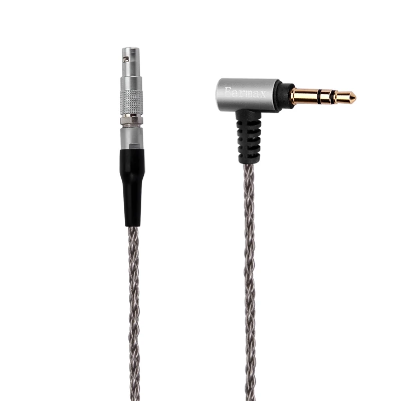 

For AKG K812 K812pro K872pro Earphone Replaceable 3.5mm Single Crystal Copper Silver Plated Cable