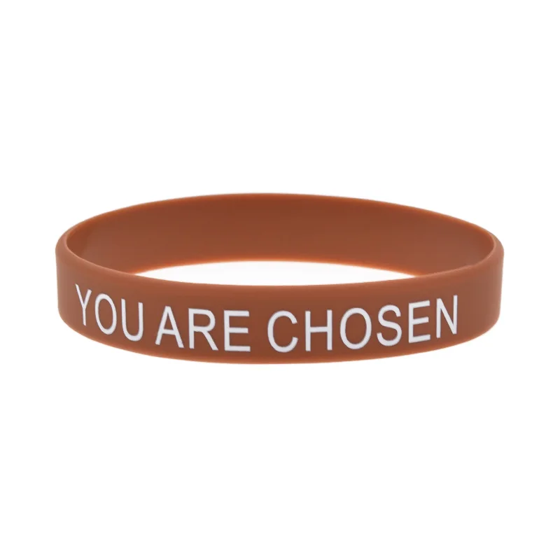 1PC/4PCS Gratitude and Inspiring Silicone Bracelet Gift Rubber Wristband Thank you for making a Difference