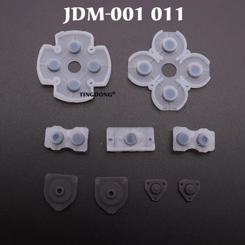 For Sony Playstation 4 PS4 Controller JDS 001 011 030 JDM 050 055 Conductive Silicone Rubber Pads for Dualshock 4 L2 R2 Buttons