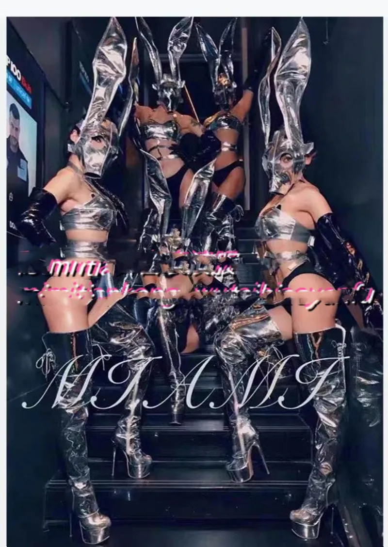 Bar biochemical rabbit costume technology rabbit GOGO costume