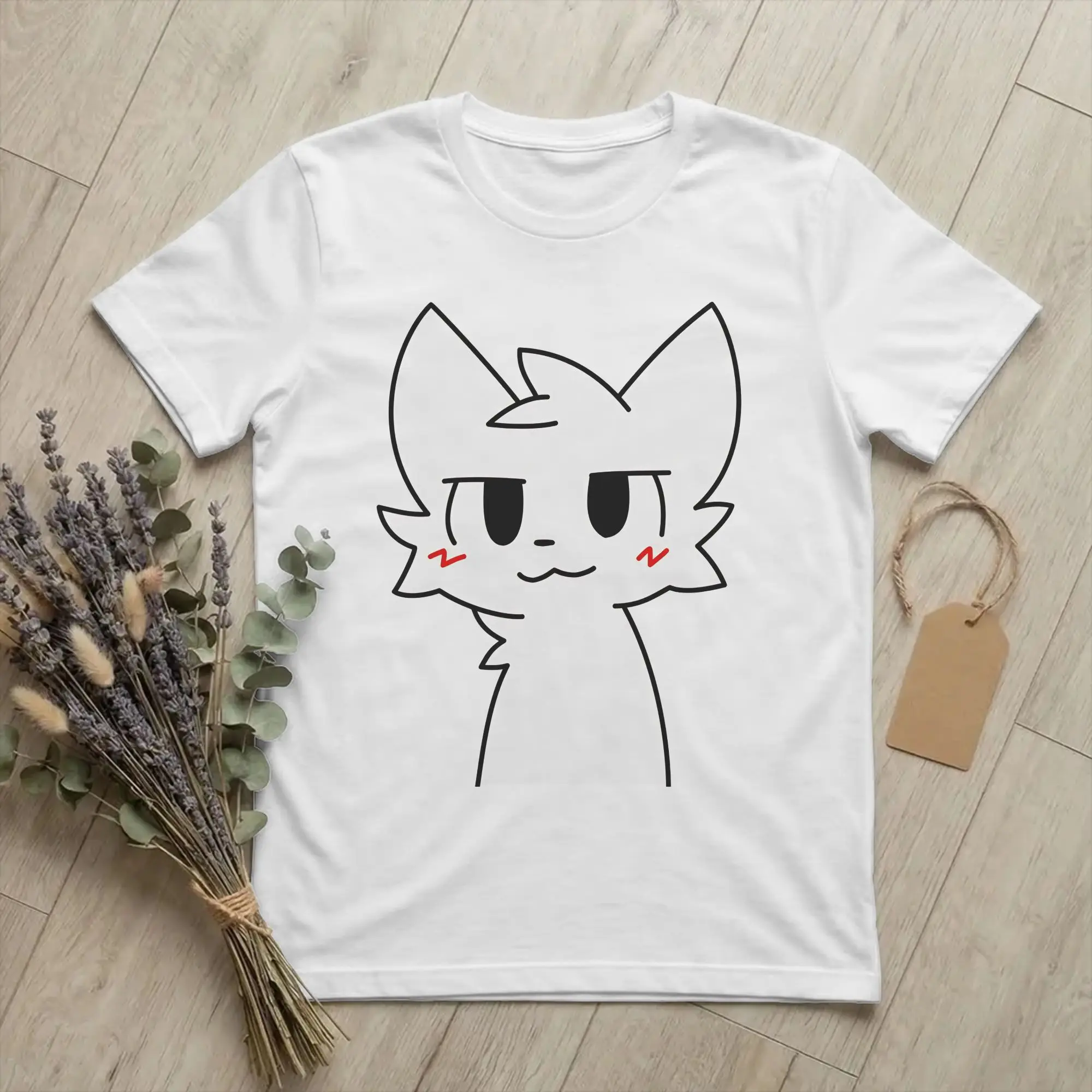Priting Boykisser Cartoon Tshirts Unisex Cotton Short Sleeve  Round Neck Summer Top Tee