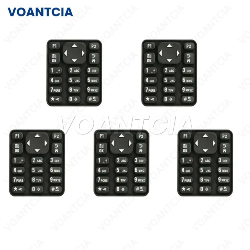 5pcs Replacement Repair Keypad Volume Channel Knob Dust cover For DGP8550e DP4800e DP4801e XPR7550e XPR7580e XiR P8660i P8668i