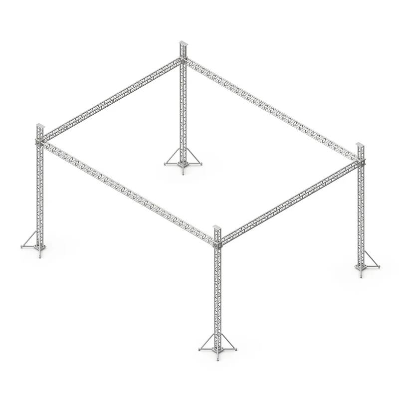 400x400mm Heavy Duty Aluminum Alloy Event Concert Stage Truss System Truss Tent Modular Bolt Spigot Truss