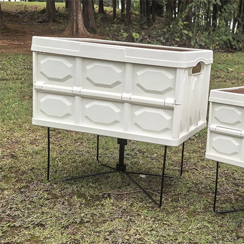 

ELOS-Camping Aluminum Box Mazar Bracket Box Base Camping Water Tank Bracket Stainless Steel Quick Folding Support