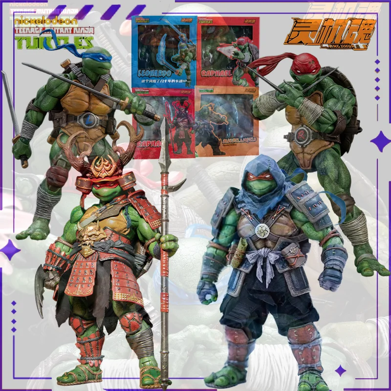 Oryginalny, dostępny od ręki model figurki z anime Wojowników Mamy Węgorza Raphael Leonardo, zabawka, prezent, kolekcja.