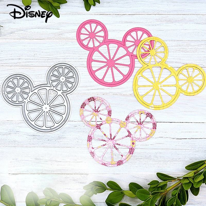 Disney Mickey Mouse Lemon Ears Metal Cutting Dies Cartoon Minnie Die Cuts for Diy Scrapbooking Paper Card Embossing Decoration