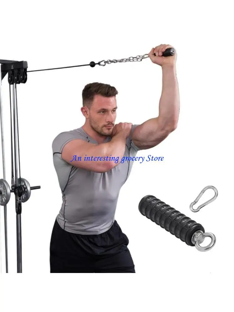 652D Push Down Single Gym Handle Triceps Strength Pull Up Hand Grips Fitness Handle