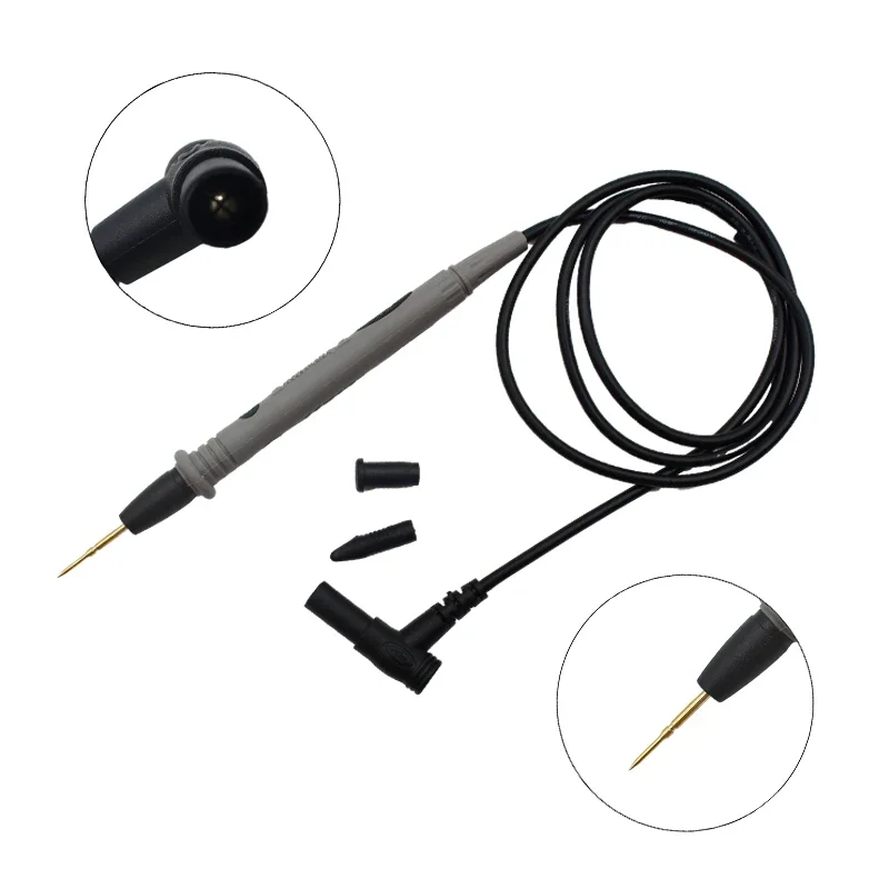 Imagem -03 - Universal Probe Teste Leads Pin para Multímetro Digital Agulha Ponta Medidor Multi Meter Tester Chumbo Sonda Fio Pen Cabo 20a Par