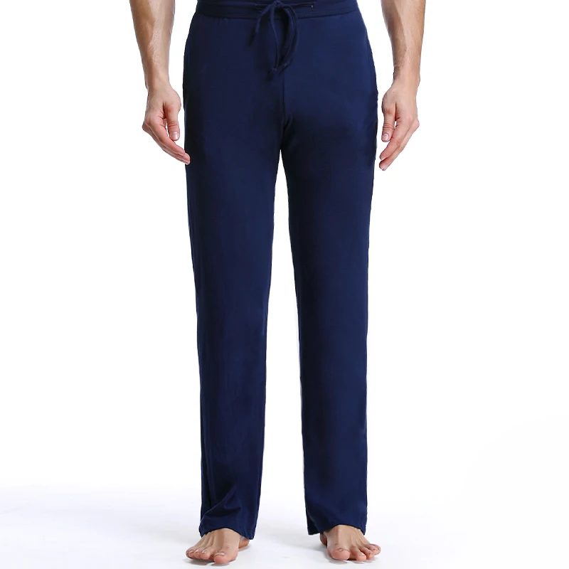 

Summer thin cotton casual home pants, sportswear men's pajama pants, long pants, slim-fitting running home pants
