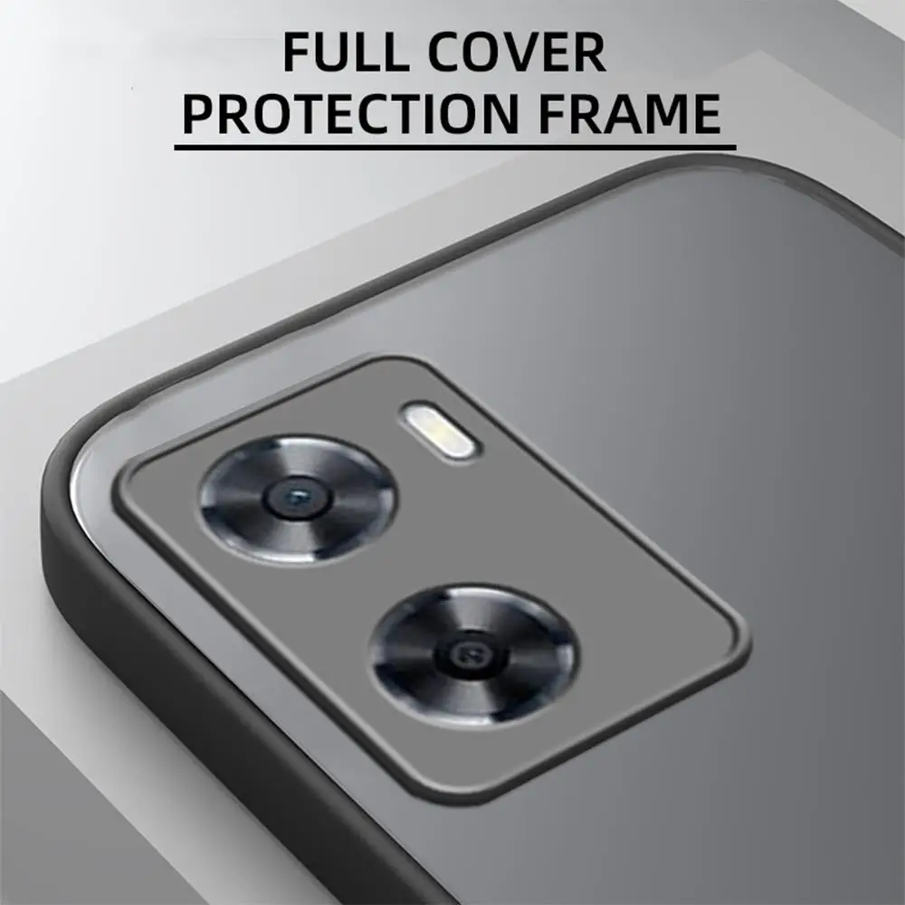 Shockproof Armor Matte Case For OPPO A78 5G A77 A77S A57 A57S A17 A96 A76 A98 A58 A74 A54 A94 4G 5G Reno8 T 8T 4G Hard PC Cover