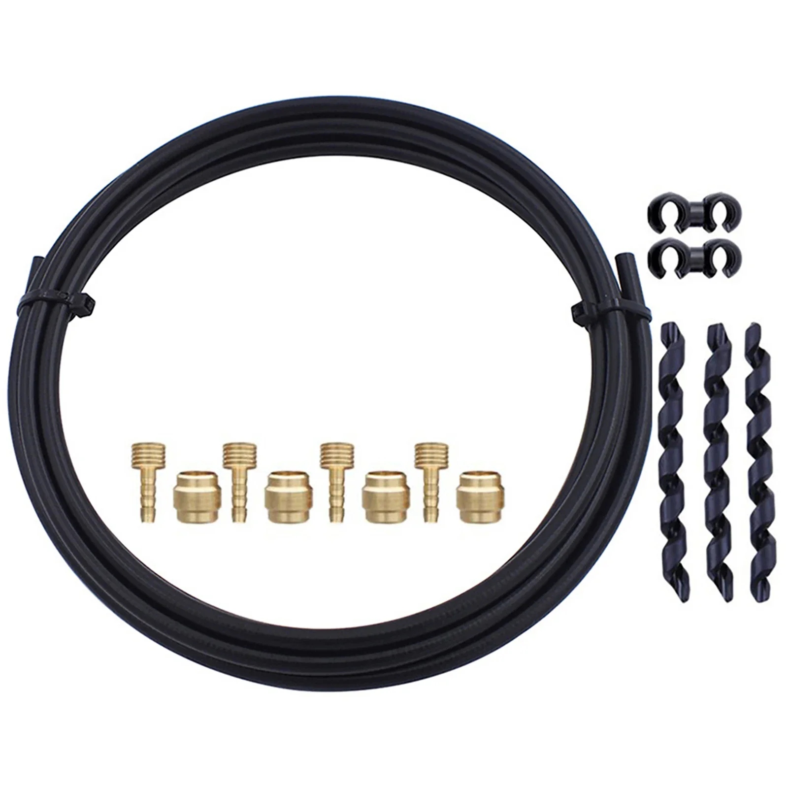 

High Performance 2M Rubber Brake Hose Set for Magura Bikes Designed for Models For Mt4 through For Mt8 with 5mm Connector
