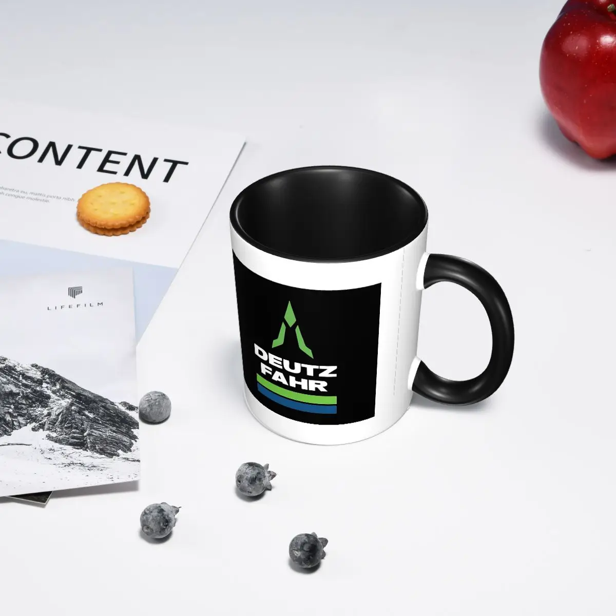 

Deutz Fahr Logo Merchandise Mug Funny Ceramic Coffee Cups Tea Mugs Milk Cup Drinkware Gift for Woman Man