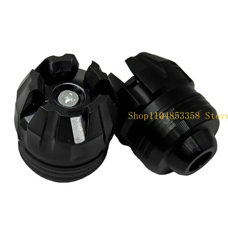 

652F Universal Motorcycle Front Fork Cups Aluminum Shock Resistant Buffer Cups Simple Installation for Safe ridings