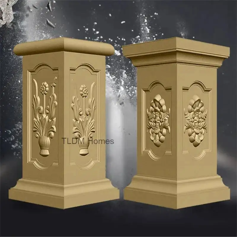 Plastic Roman Column Mold Column Pier Square Column Model Squared Pier Flower Pot Base Balcony Railing Square Pier Cement Mold