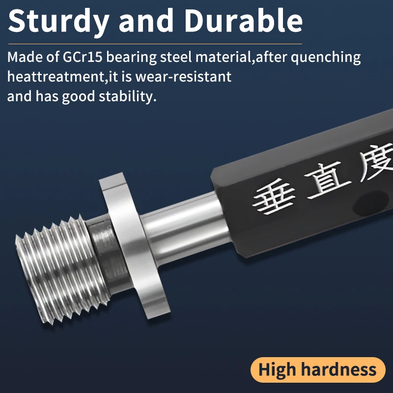 1PCS Perpendicularity Thread Plug Gauge M2.5 M3 M4 M5 M6 M8 M10 M12 M14 M16 M18 M20 M22 Concentricity Gauge Measure Tool
