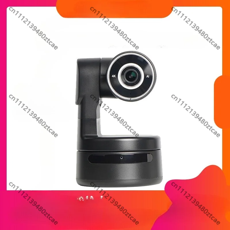 4K USB Plug Play PTZ Webcam 90° Wide Angle 3X Digital Zoom Auto Framing Live Streaming Camera
