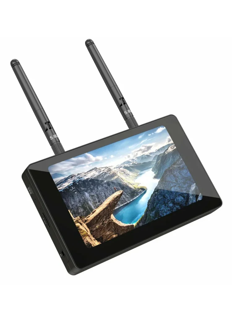 Ricevitore di diversità da 5 pollici 5.8GHz 40CH per monitor FPV con DVR Batteria integrata da 4000 mAh per RC Drone Quadcopter RC Auto Aereo RC