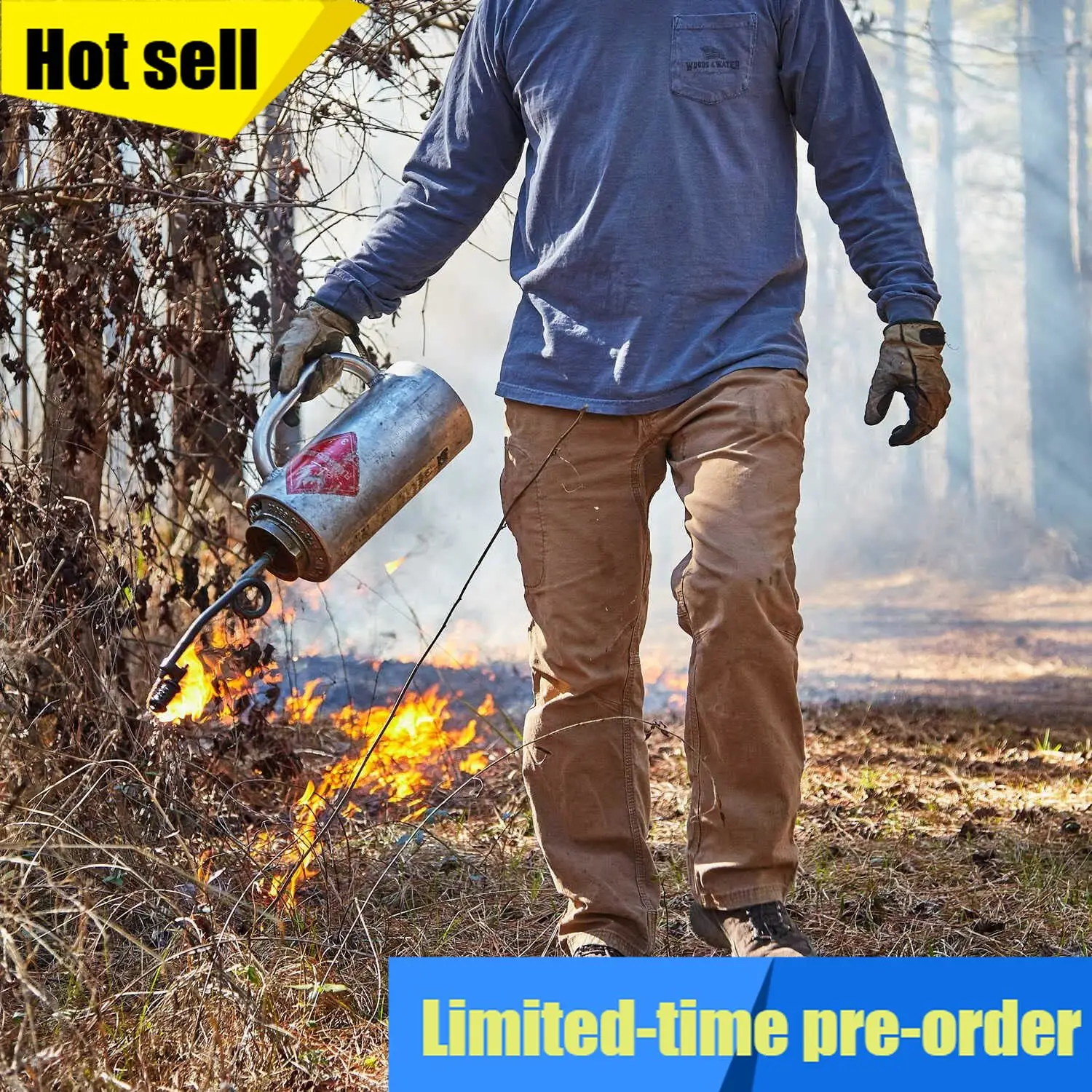 

Двухдюймовая горелка для капельного орошения | Прочный алюминиевый контейнер 15-го класса прочности | Широкое горлышко для удобного наполнения