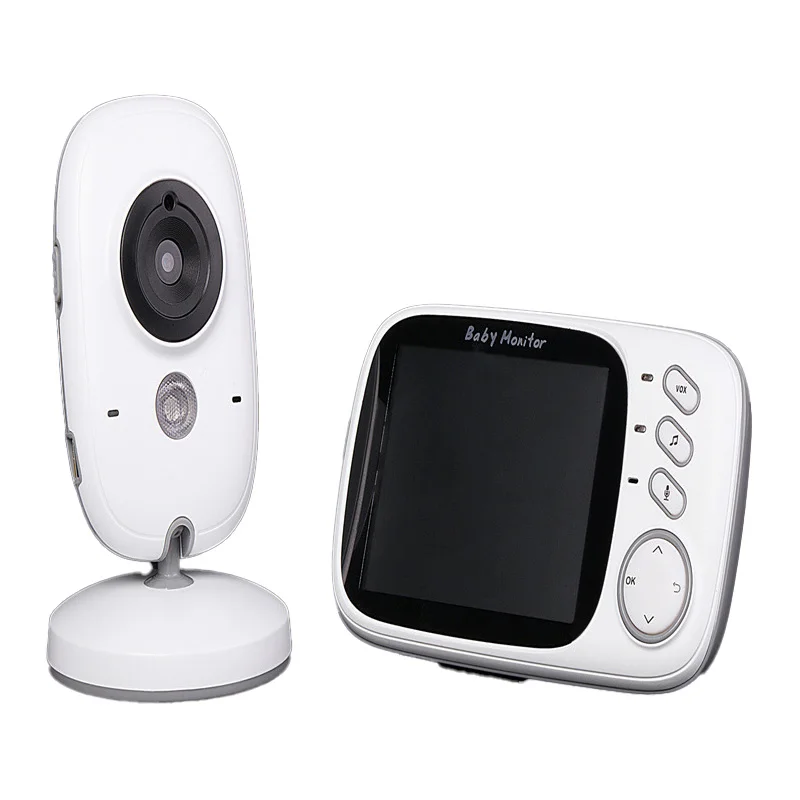 Baby Monitor Camera Wireless With 3.2 Inches LCD 2 Way Audio Talk Night Vision Surveillance Security Cam Babysitter