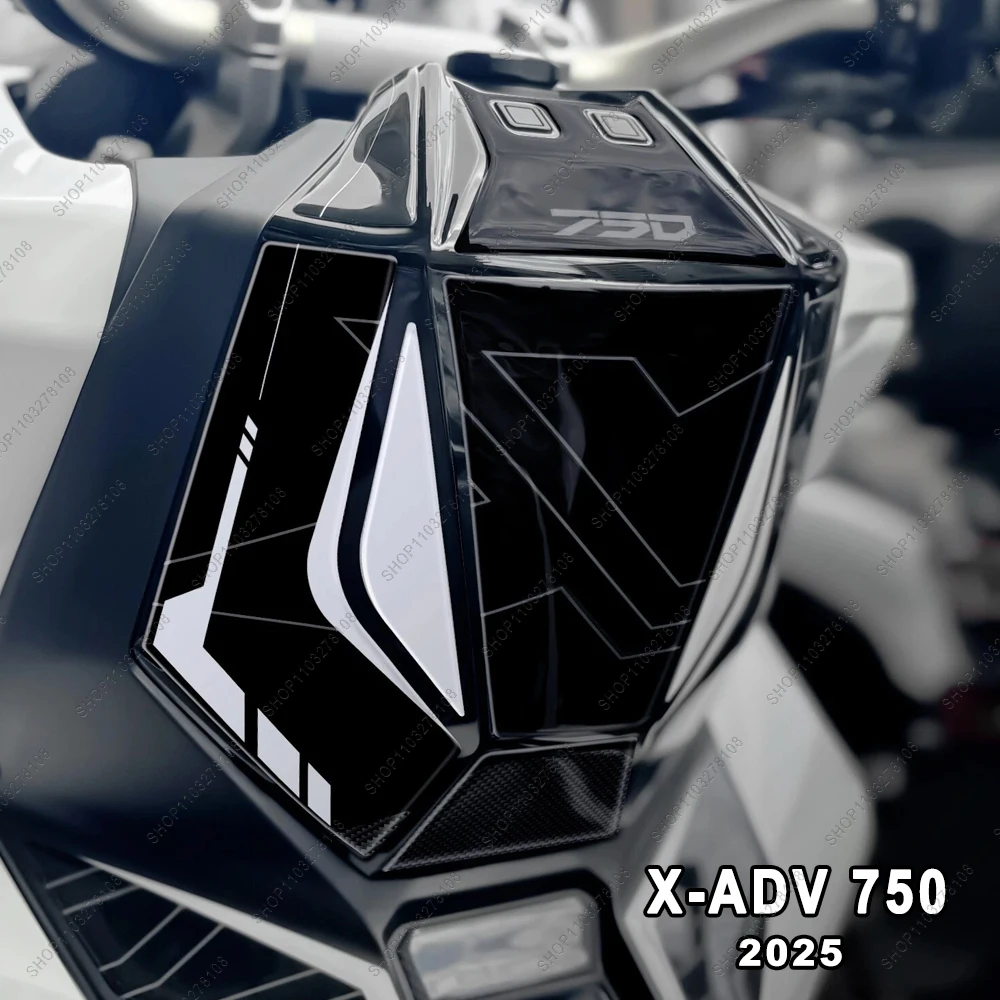 3D Resin Decal Motorcycle Accessories Central Ignition Protection Sticker Waterproof Anti-scratch For X-ADV XADV 750 2025