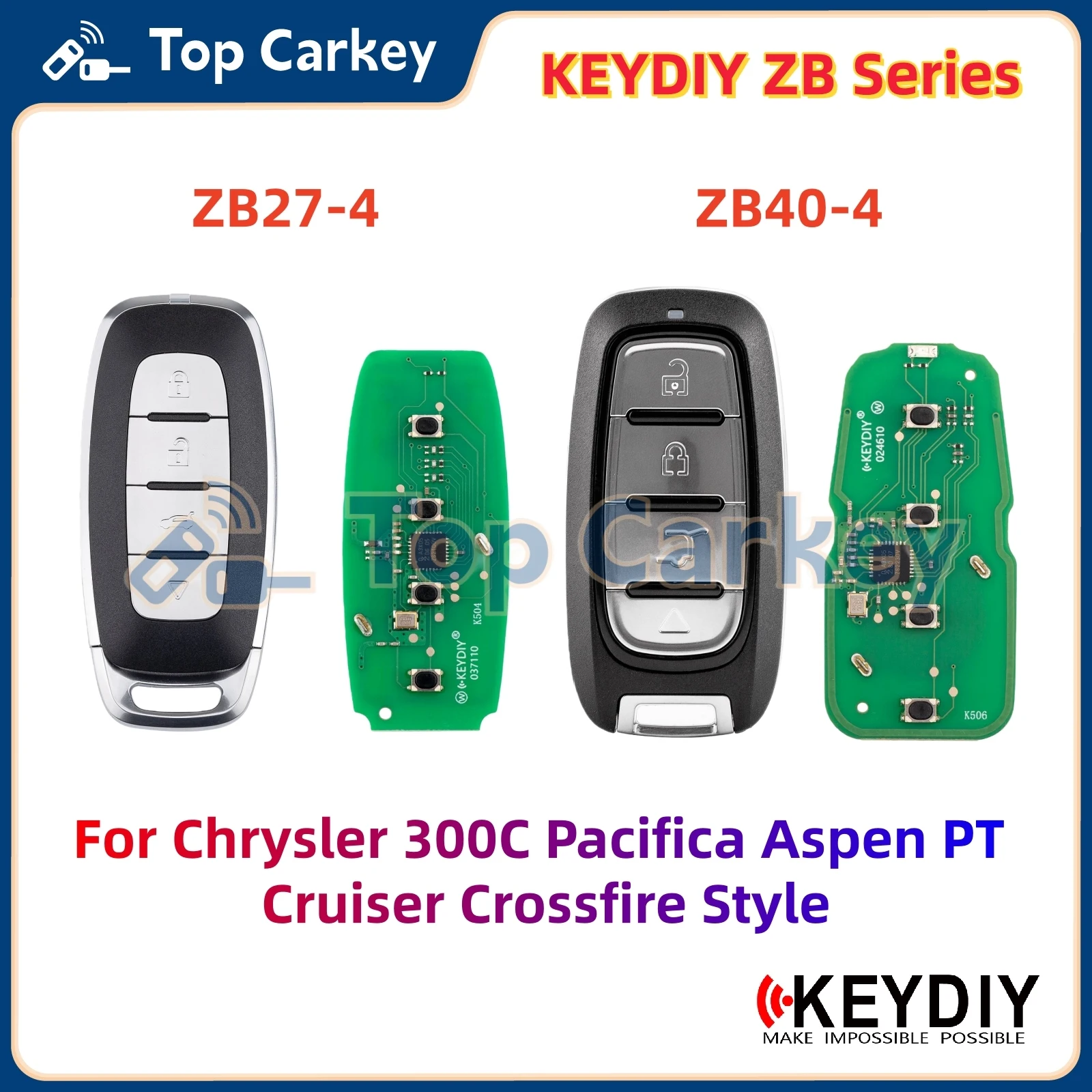 

Универсальный смарт-ключ KEYDIY KD ZB27 ZB27-4 ZB40 ZB40-4 для Chrysler 300C Pacifica Aspen PT Cruiser Crossfire Style