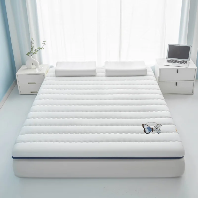 

Latex Mattress Cushion Bed Mattress for Dormitory Breathable Comfortable Sleep Home Soft Cushion Sleeping Mat Memory Foam