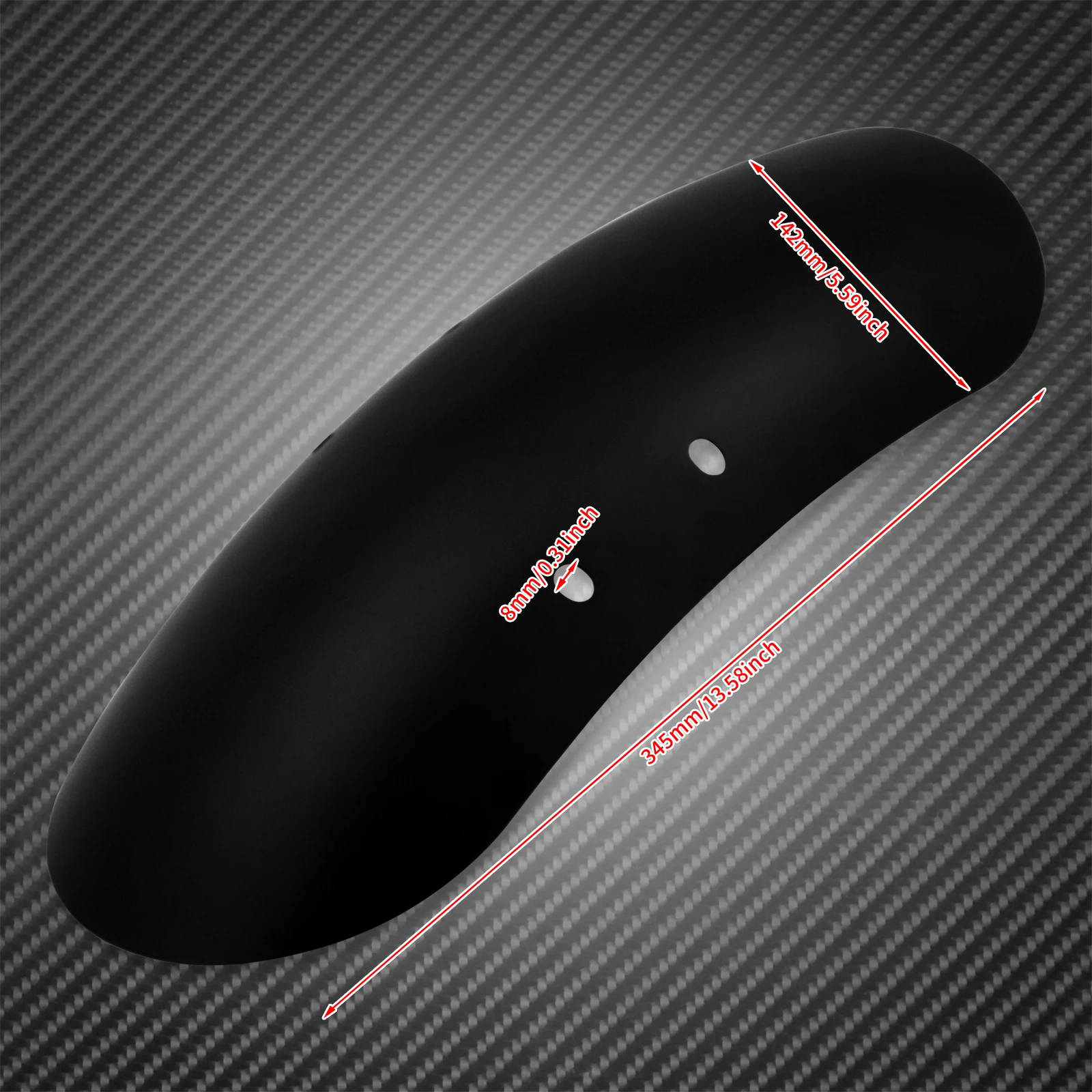Motorcycle Matte Black Short Front Fender Mudguard Cover Steel Iron For Harley Sportster Forty Eight 48 XL1200X XL 1200 2010-20