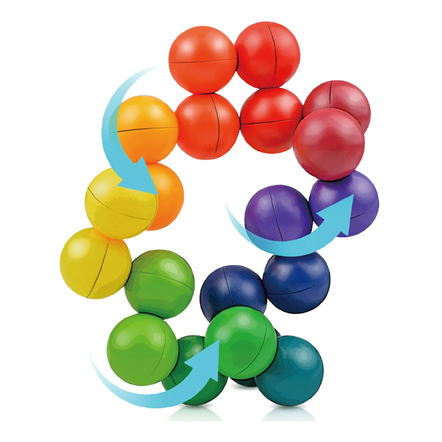 Wszechstronna kula antystresowa Puzzle Cube Ball Puzzle Party Nowe i unikalne zabawki antystresowe dla dzieci