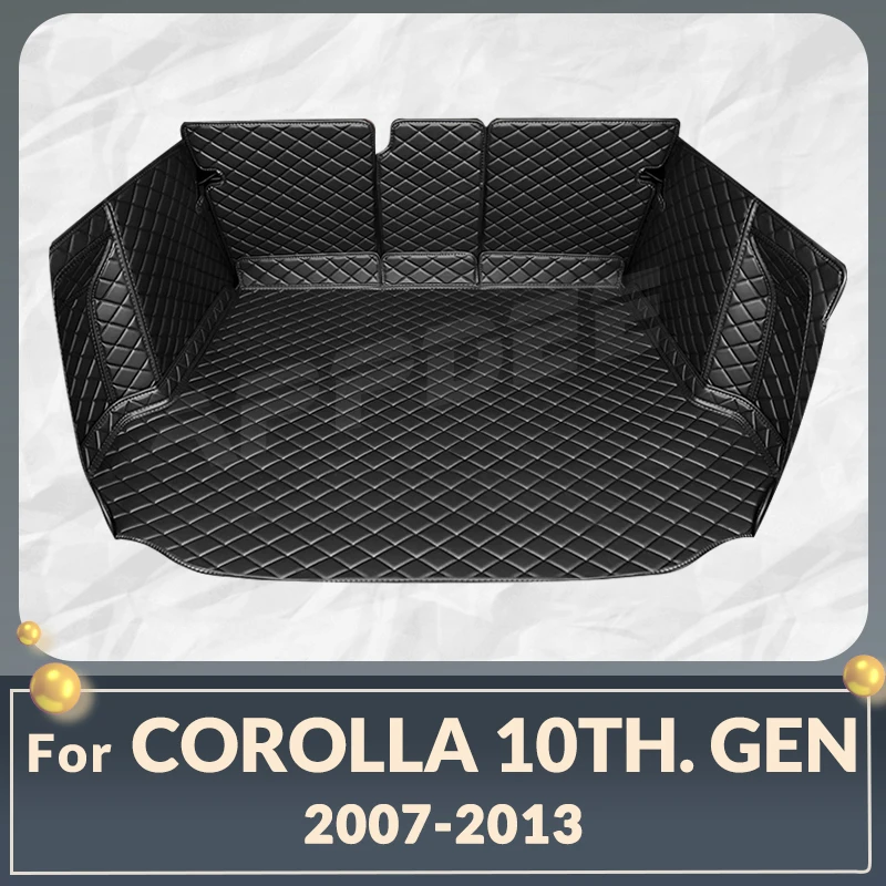 

Full Coverage Trunk Mat For Toyota Corolla Non-hybrid 2007-2013 12 11 10 09 08 Car Boot Cover Pad Interior Protector Accessories