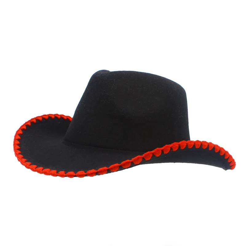 

Designer Men's and Women's Jazz Top Hat Western Cowboy Cap Gorras Para Hombres 모자 Casquette Homme Free shipping