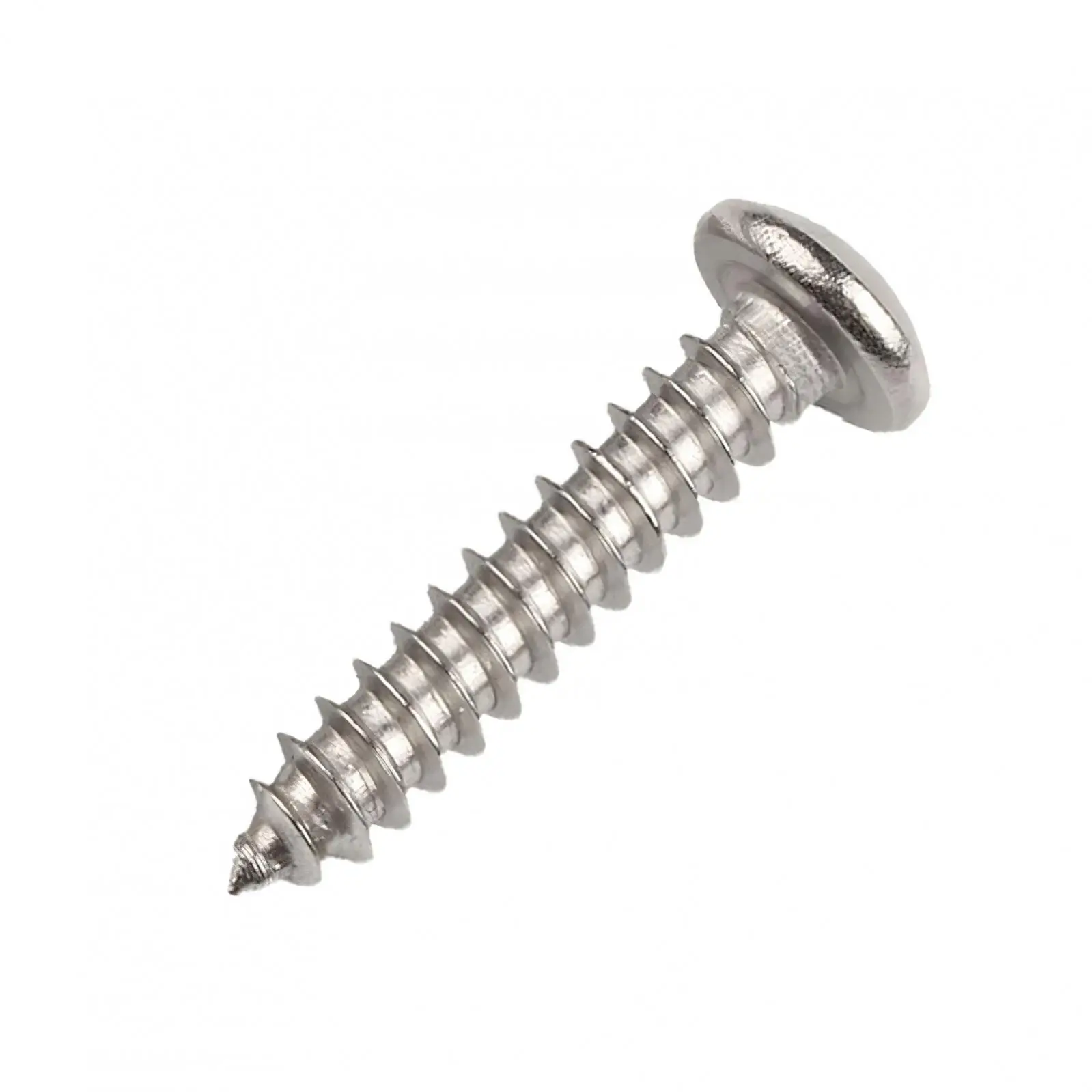 

M3 x 25mm 304 Stainless Steel Self Tapping Wood Screws Sliver Drilling Screw for Caster Wheels /Corner Bracket