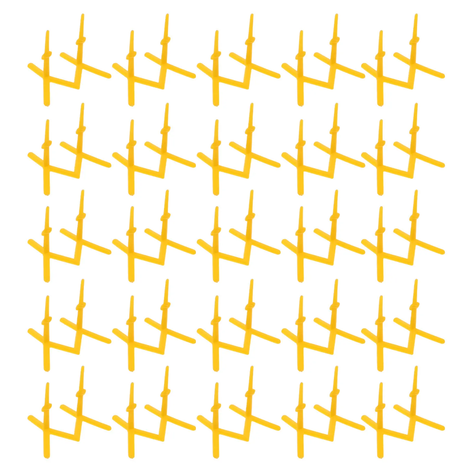 

100 шт. пластиковых куриных лапок для поделок, DIY, для изготовления пасхальных животных, для создания мягких игрушек-кур, развивающие мелкую моторику