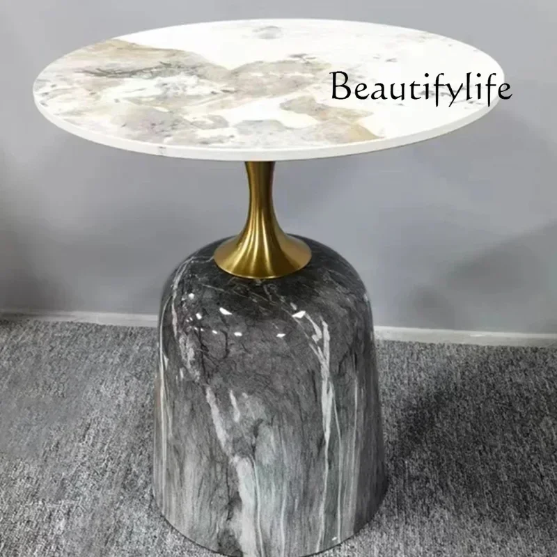 dY BJ Living Room Minimalist Coffee Tables Round Luxury Nordic GlamourCoffee Tables Modern Marble Muebles Para El Hogar Furnitur