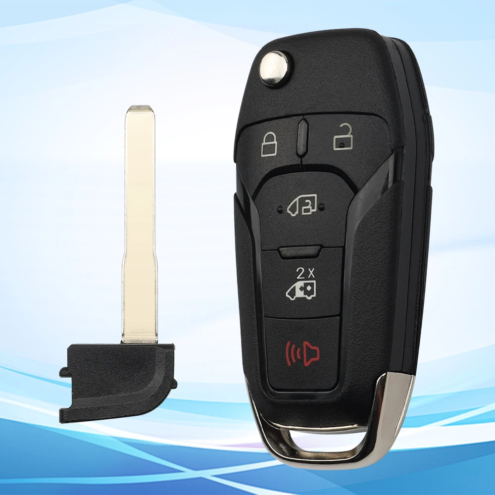 Leo FCC:N5F-A08TAA 164-R8255 مفتاح السيارة عن بعد لفورد ترانزيت 2020 2021 2022 2023 5 زر 315 ميجا هرتز ID:49CHIP.HU101 شفرة