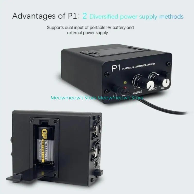 مضخم صوت W91A يمكن الاعتماد عليه داخل الأذن مع جودة صوت واضحة لفناني الاستوديو ومعدات هندسة الصوت الحية