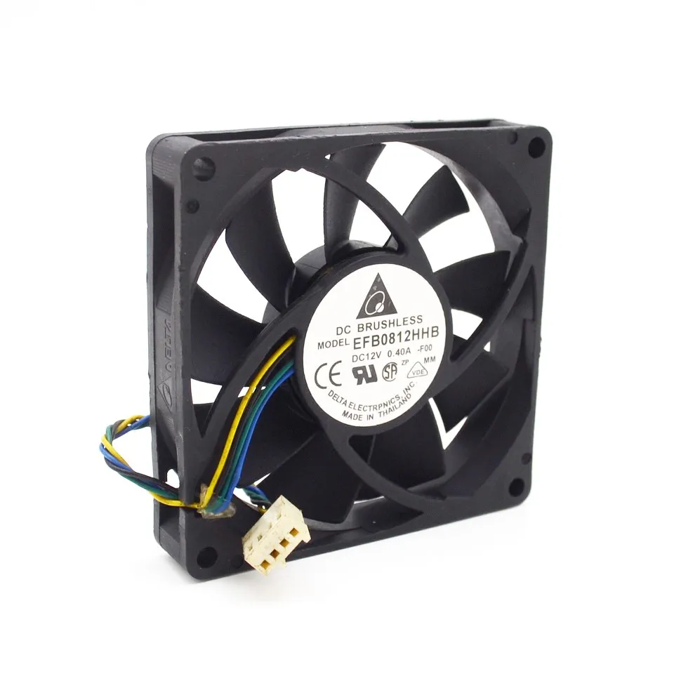 1 pz EFB0812HHB 8015 80mm 80*80*15 12V 0.40A PWM velocità ventola di raffreddamento regolabile per delta
