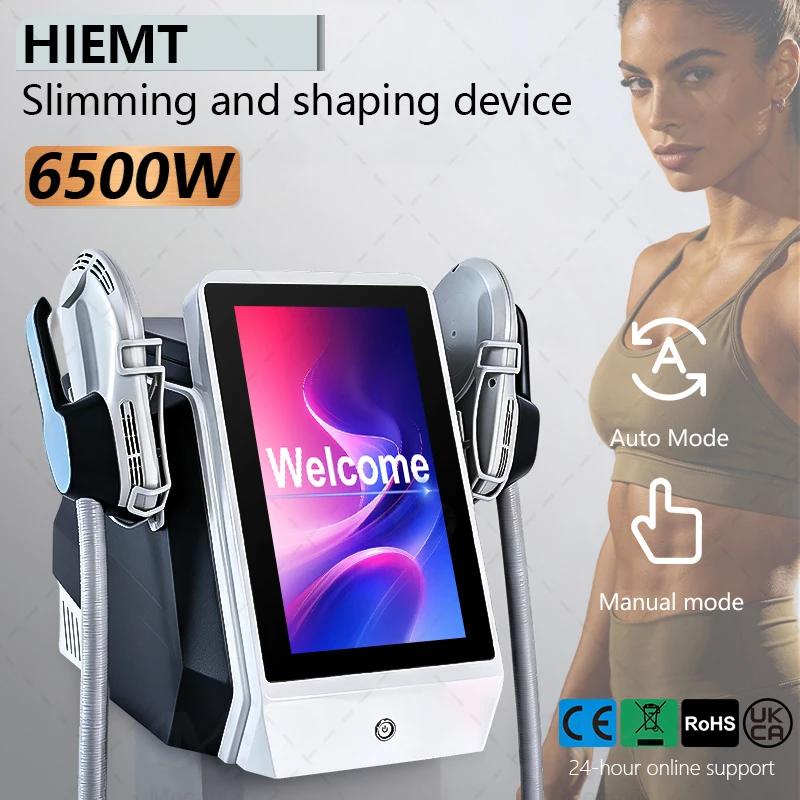 EMSNova New 2026 Neo EMS RF Body Shaper 15 Modes 6500W 15T Muscle Stimulator Fat Reduction Butt Lifting Salon Fitness Machine