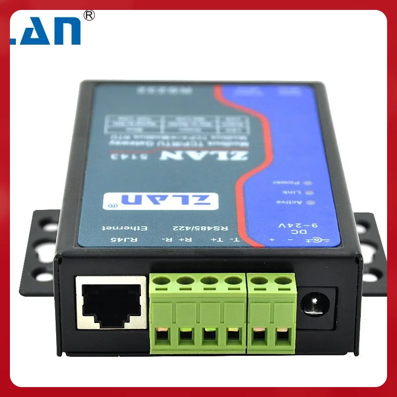 ZLAN5143 Modbus RTU TCP Gateway MQTT JSON RS232 RS485 RS422 Asli Ke Port Ethernet