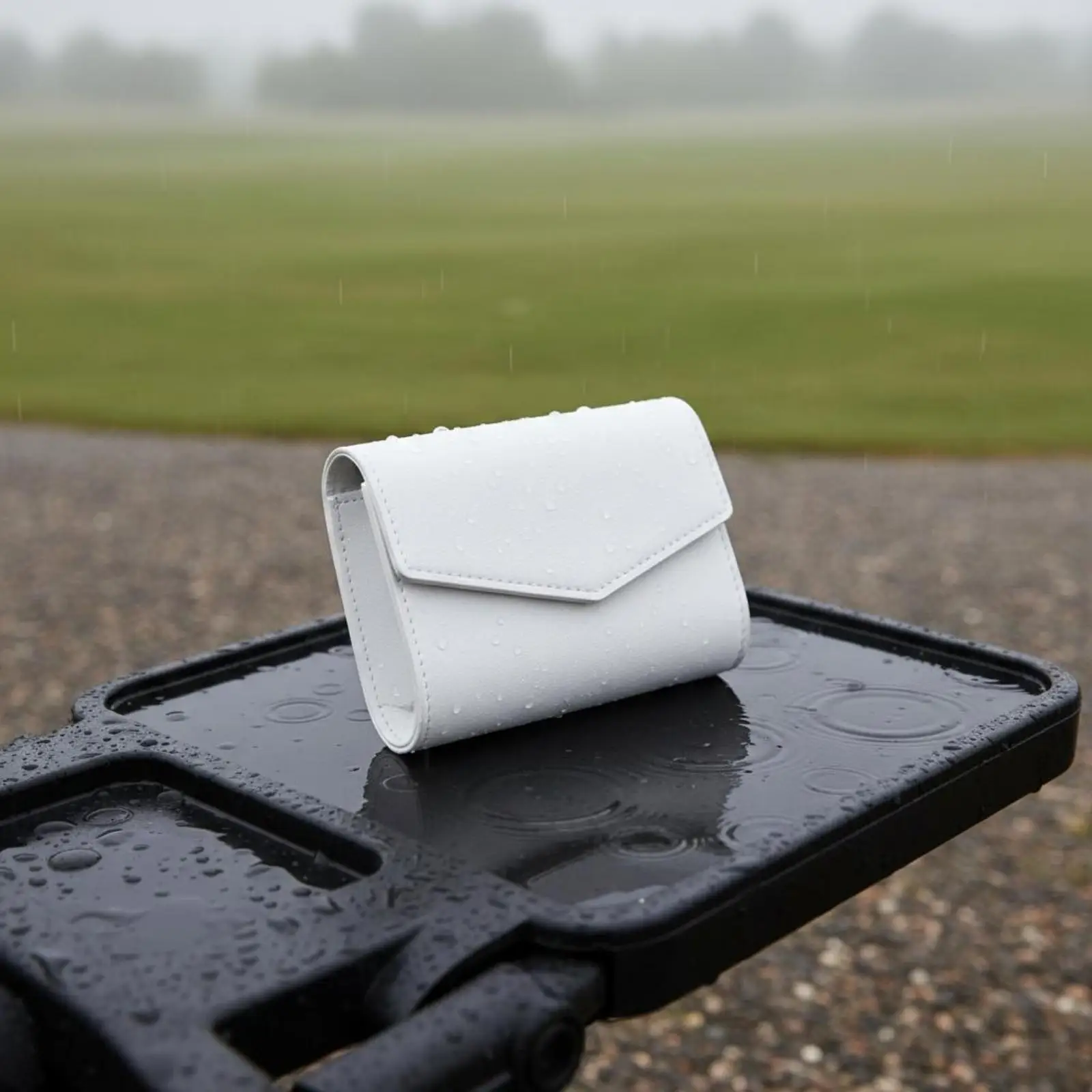 Outdoor Golf Rangefinder Bag Hard Shell PU Leather Pouch Sports Accessory for the Course