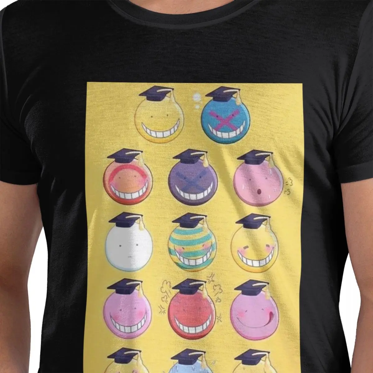 

Классная футболка Assassination Octopus Koro Sensei из 100% хлопка, мужские классические футболки с круглым вырезом и коротким рукавом, S-6XL