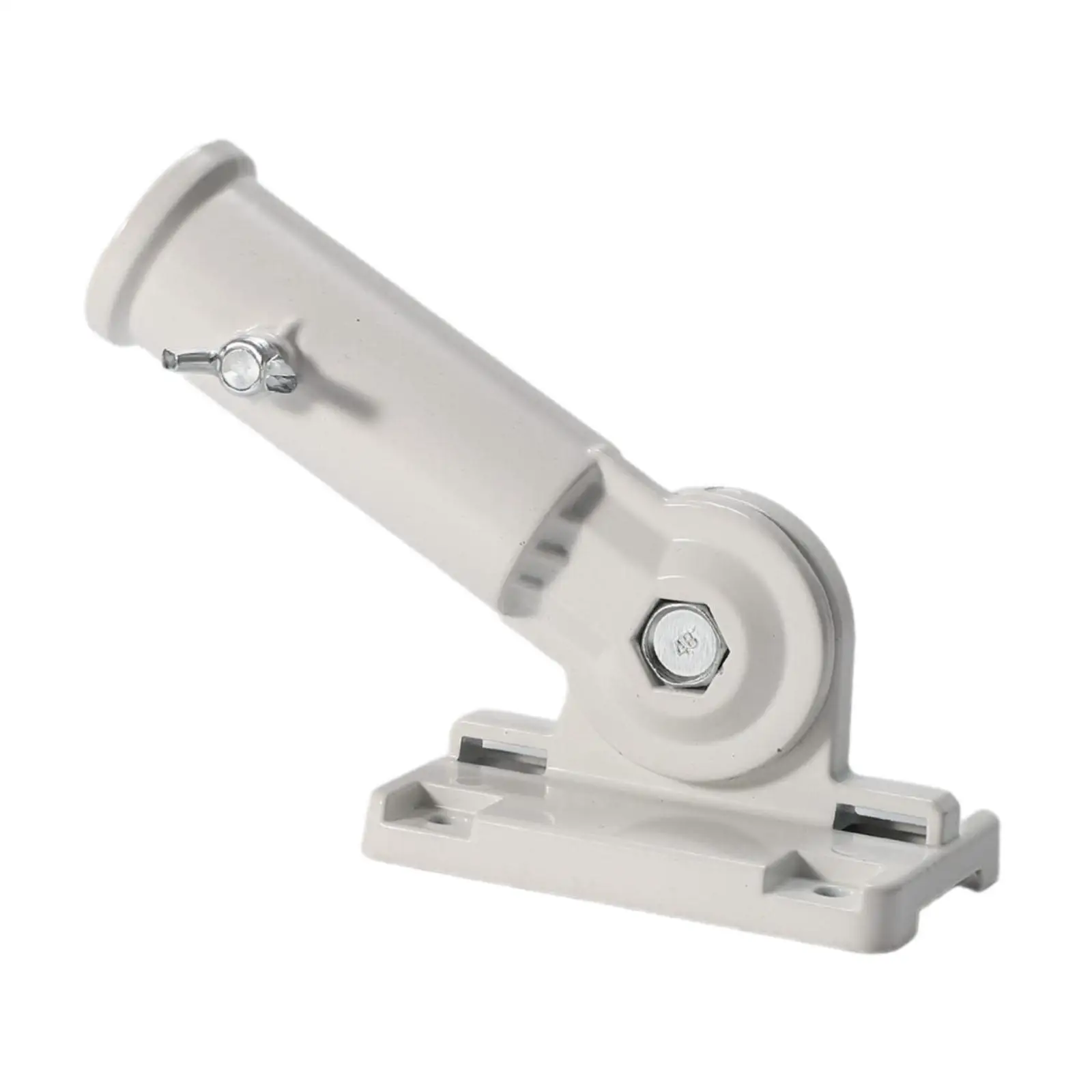 Flag Pole Holder Flag Pole Mount Multifunctional Flagpole Base Mounting Bracket for Garden in Ground Outside Courtyard House